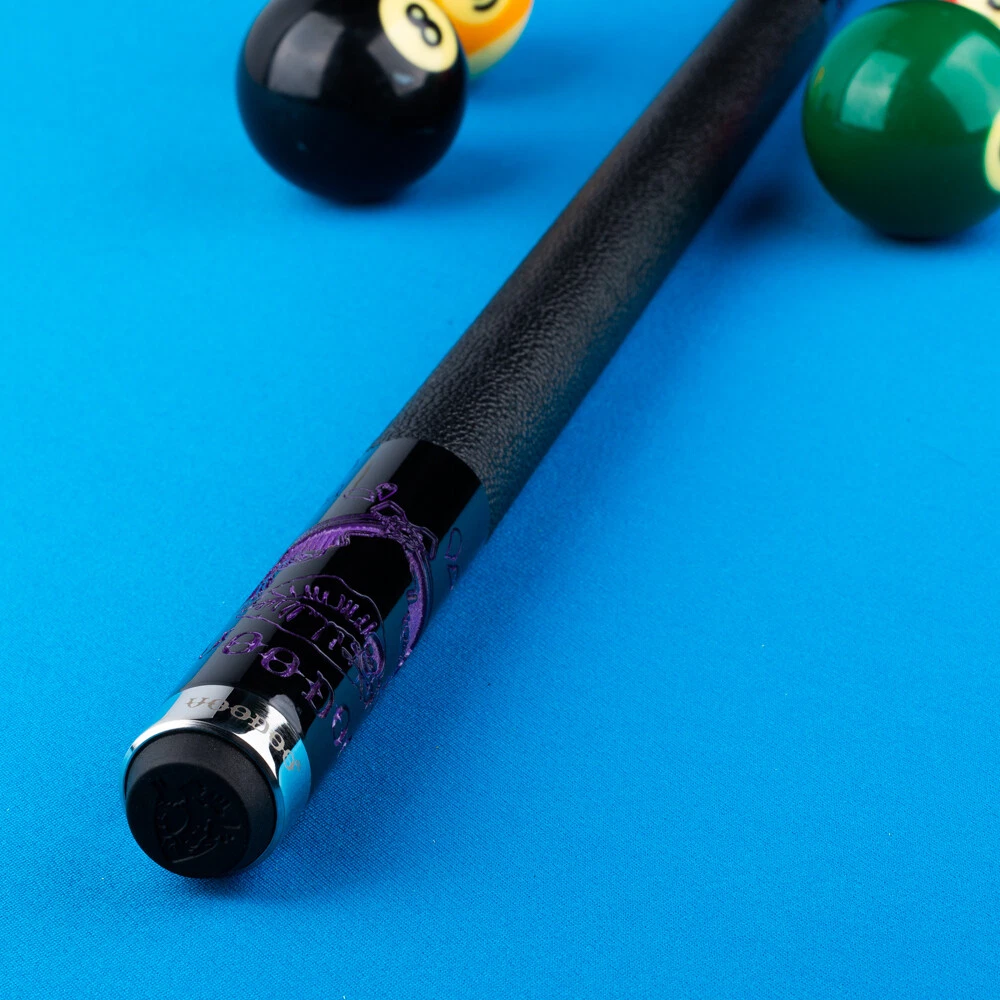 Voodoo VOD28 Pool Cue Kiss of Death Laser Engraved Design - Image 17